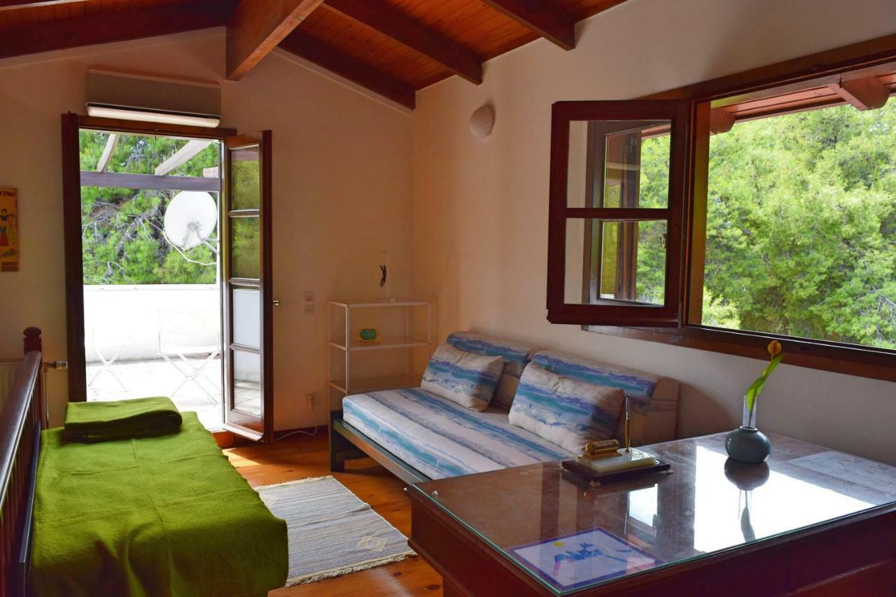 Seaside Villa In Alikes, Chalkida Dhrosiá Eksteriør billede